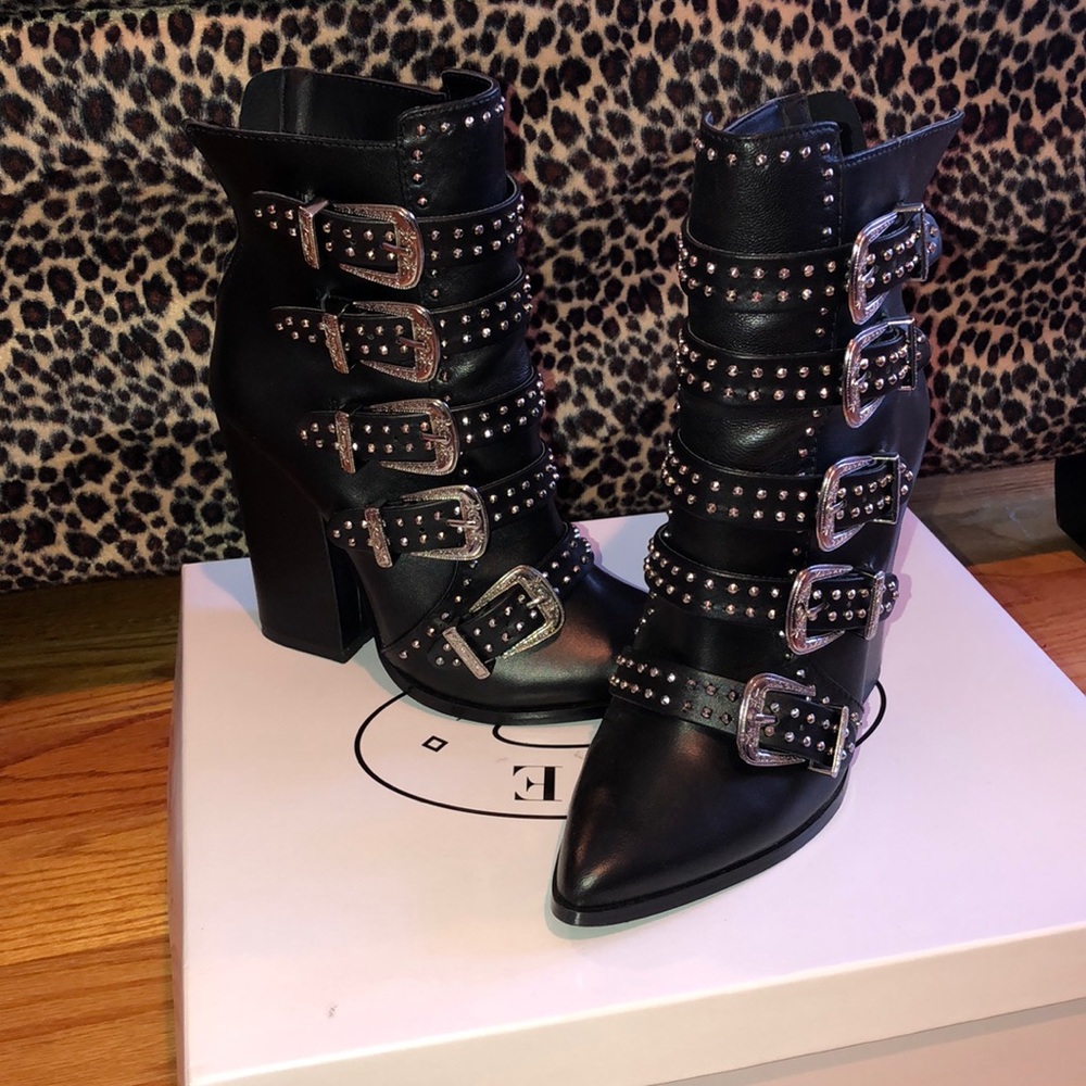 Steve Madden Buckle Booties